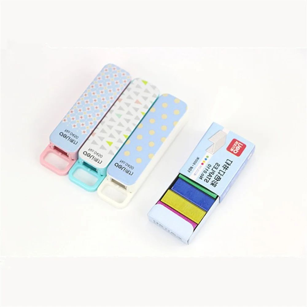 Stationery And Office Supply Chain - سلسلة مفاتيح دباسة يدوية صغيرة ملونة