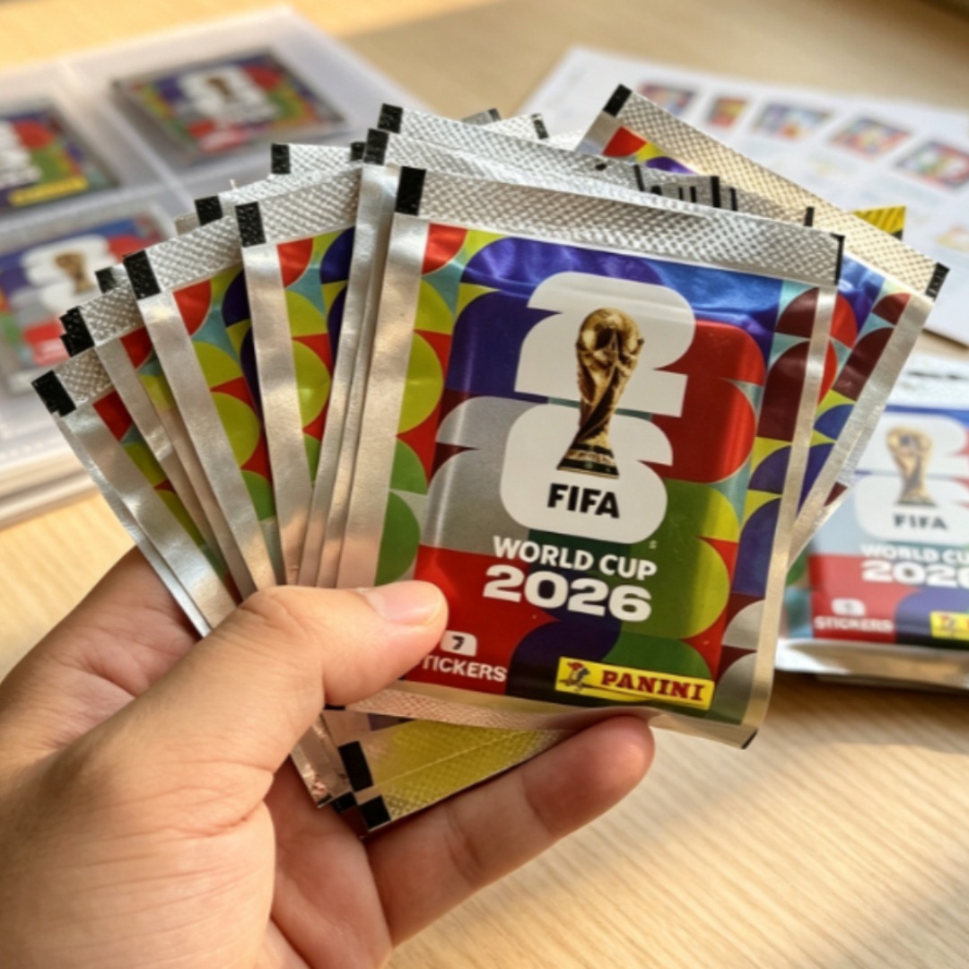Cardstock Paper Pack - ألبوم ملصقات كأس العالم لكرة القدم