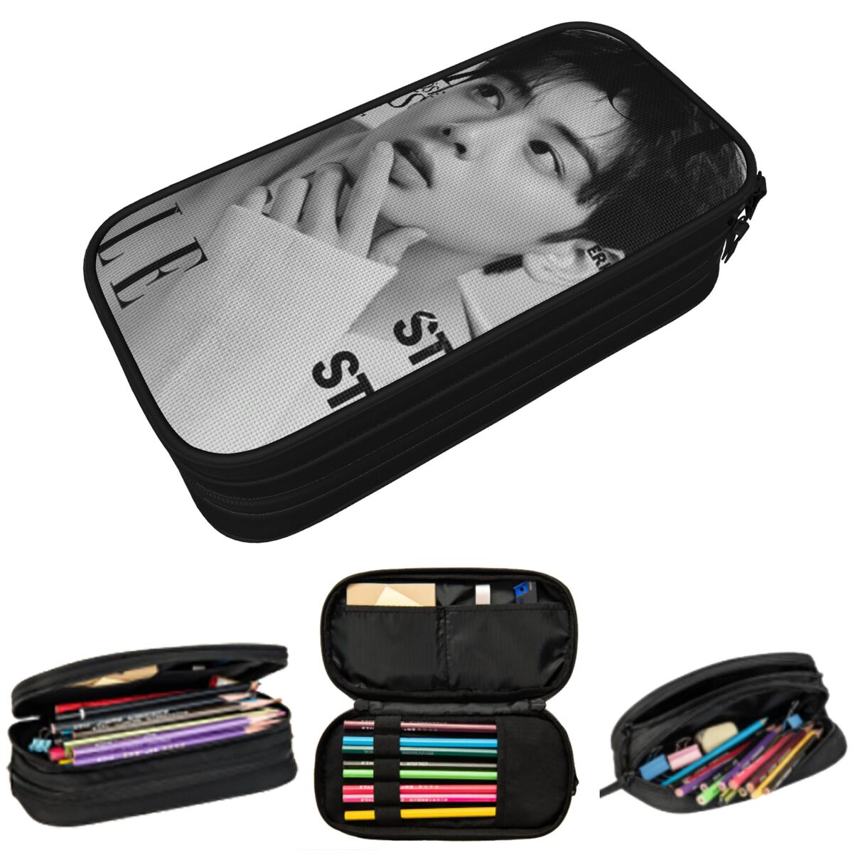 Stationery And Office Supply Chain - حافظة أقلام Cha EunWoo Kpop Astro