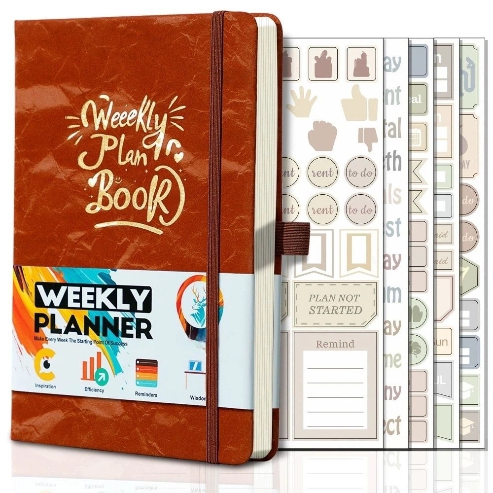 Planner Weekly Budget - مخطط أسبوعي إنجليزي A5، قائمة مهام،
