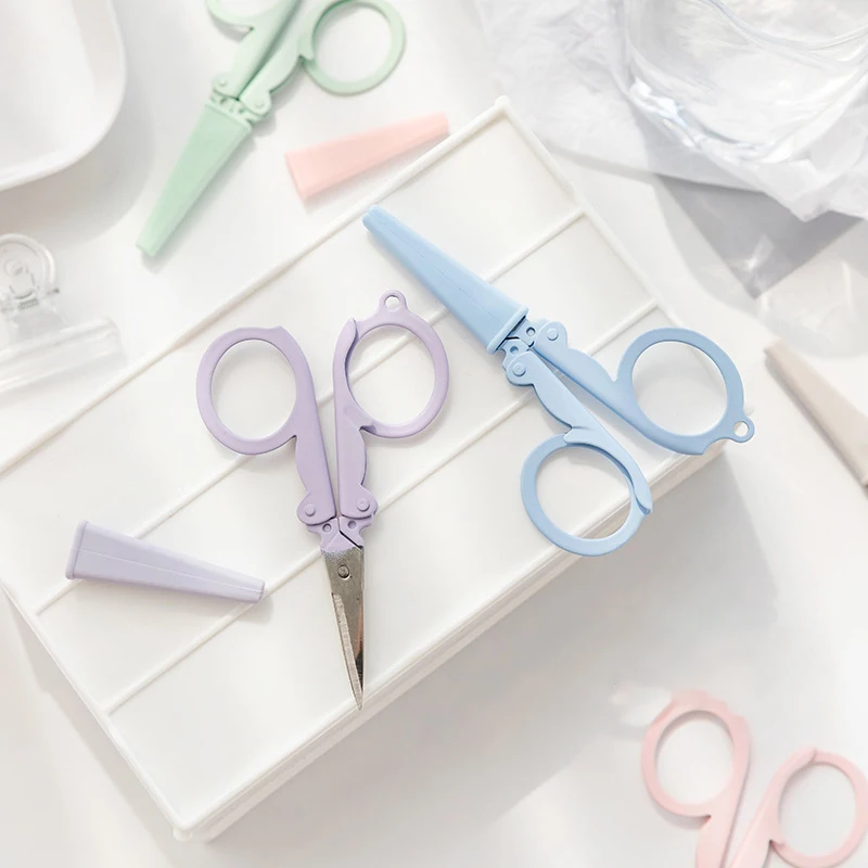 مقص قابل للطي بألوان موراندي ل - مراجعة Stationery And Office Supply Chain وسعره