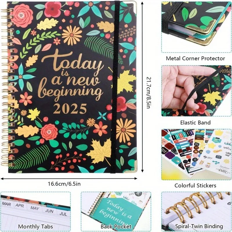 مخطط أسبوعي وشهري 2025 A5 - تص - مراجعة Planner Weekly Budget وسعره