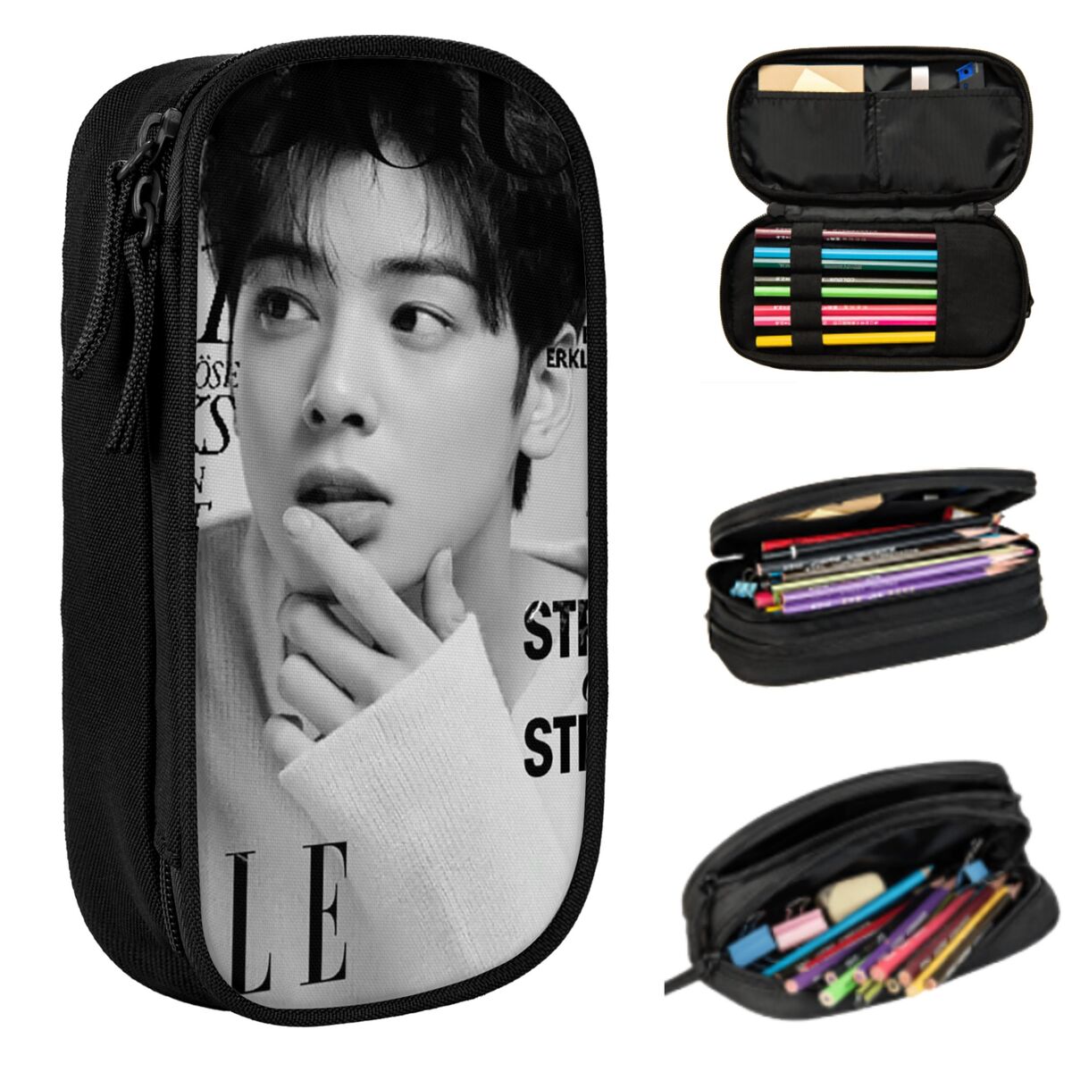 حافظة أقلام Cha EunWoo Kpop As - مراجعة Stationery And Office Supply Chain وسعره