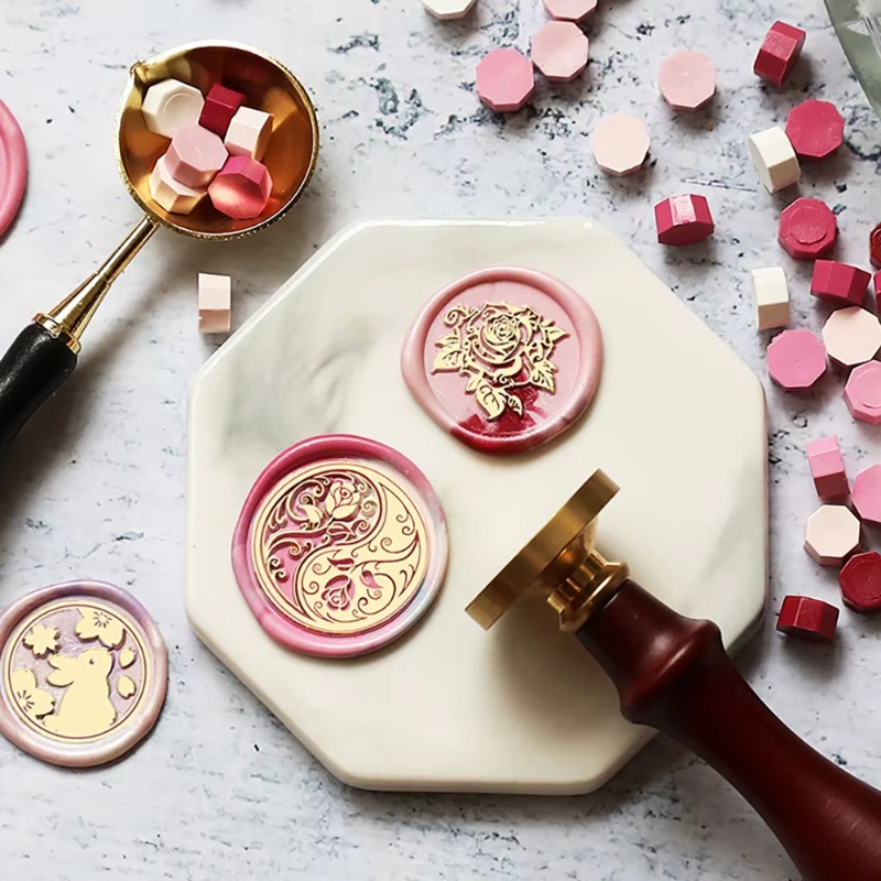 9 أختام شمعية + 1 مقبض، مجموعة - مراجعة Wax Seal Stamp Kit وسعره