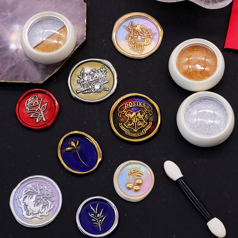 18 ألوان الذهب الشمع ختم ختم م - مراجعة Wax Seal Stamp Kit وسعره