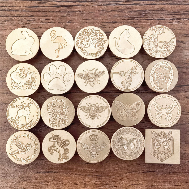 رأس ختم شمعي بتصميم فراشة وحيو - مراجعة Wax Seal Stamp Kit وسعره