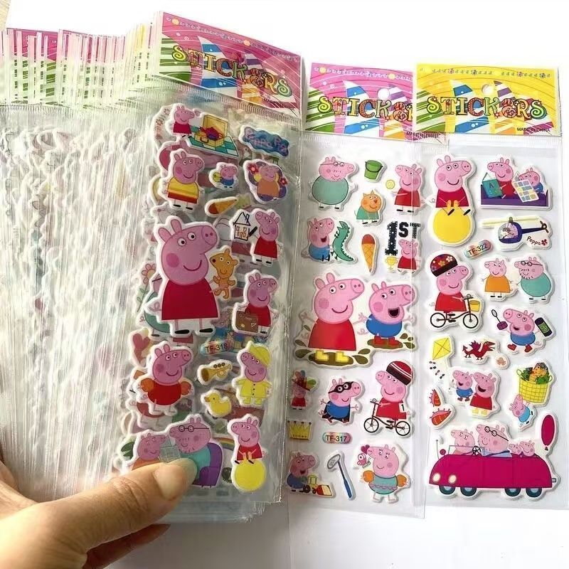 ملصق كرتوني لشخصية بيبا بيج، م - مراجعة Memo Pad Sticky وسعره