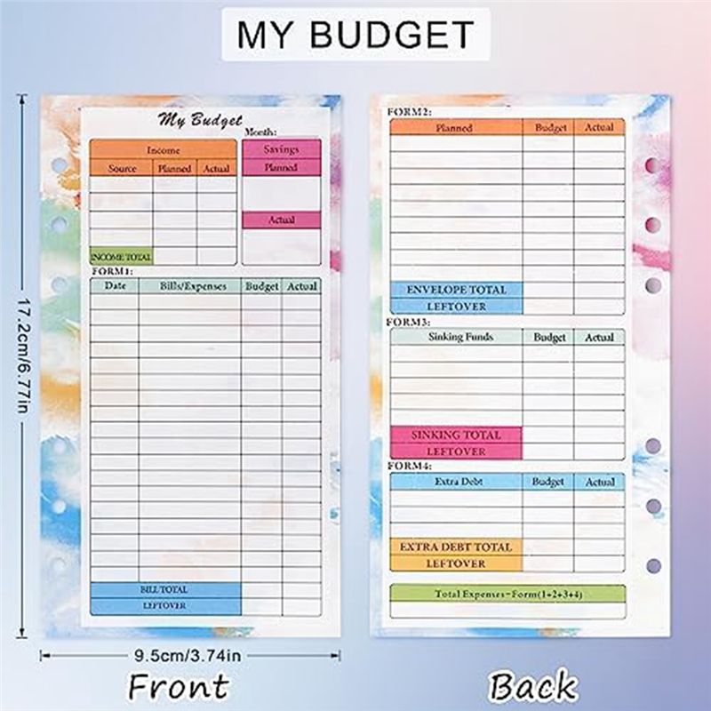 FTGT-A6 دفتر تخطيط الميزانية ا - مراجعة Planner Weekly Budget وسعره