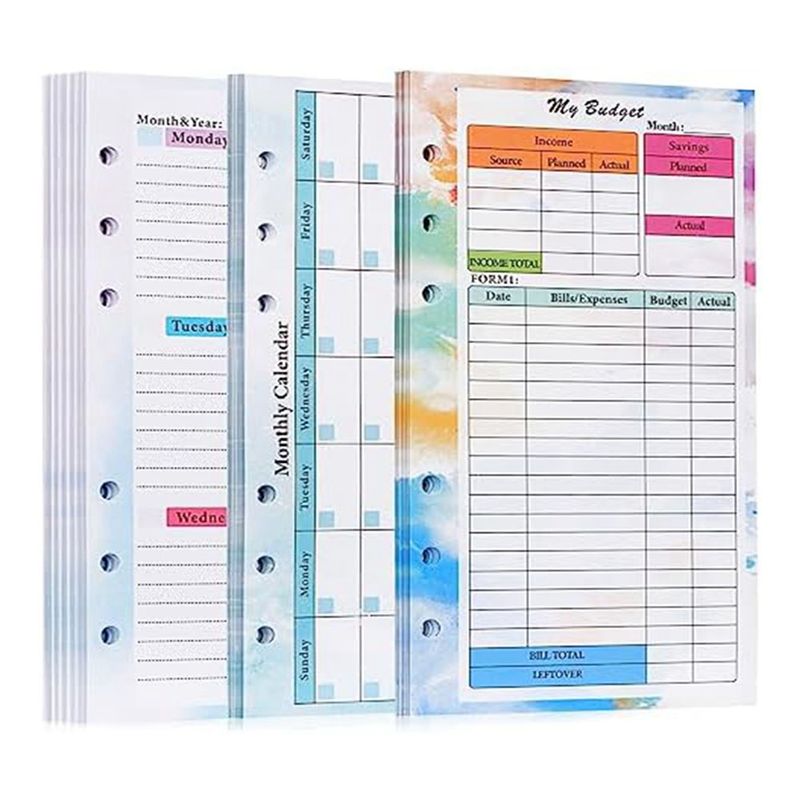 FTGT-A6 دفتر تخطيط الميزانية ا - مراجعة Planner Weekly Budget وسعره