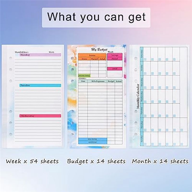 FTGT-A6 دفتر تخطيط الميزانية ا - مراجعة Planner Weekly Budget وسعره
