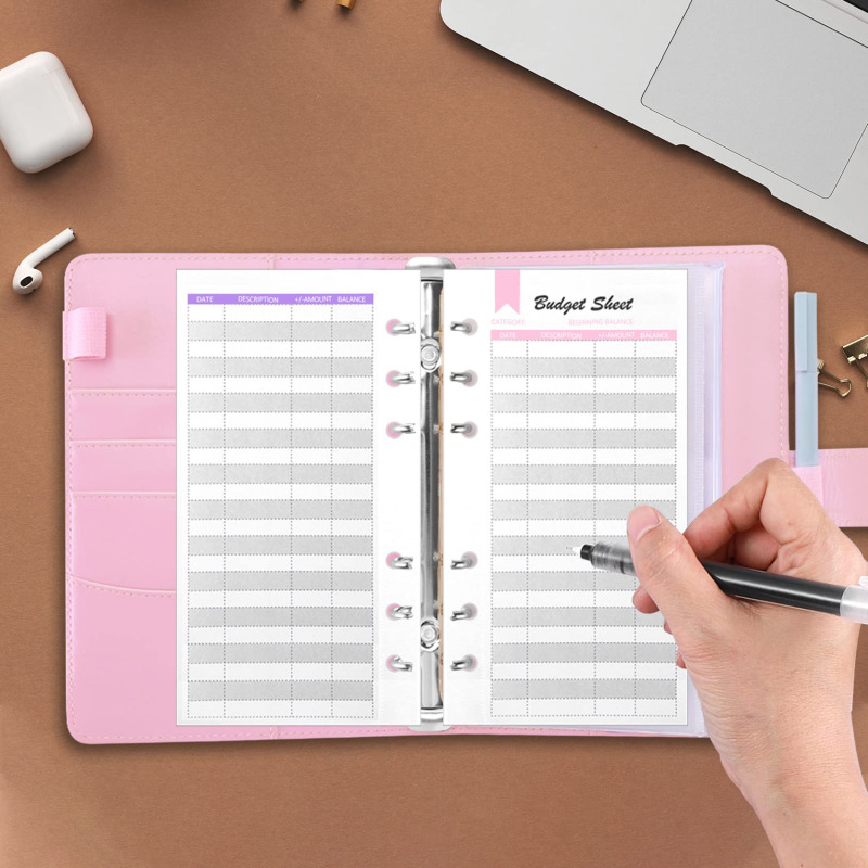 حافظة ميزانية من جلد البولي يو - مراجعة Planner Weekly Budget وسعره