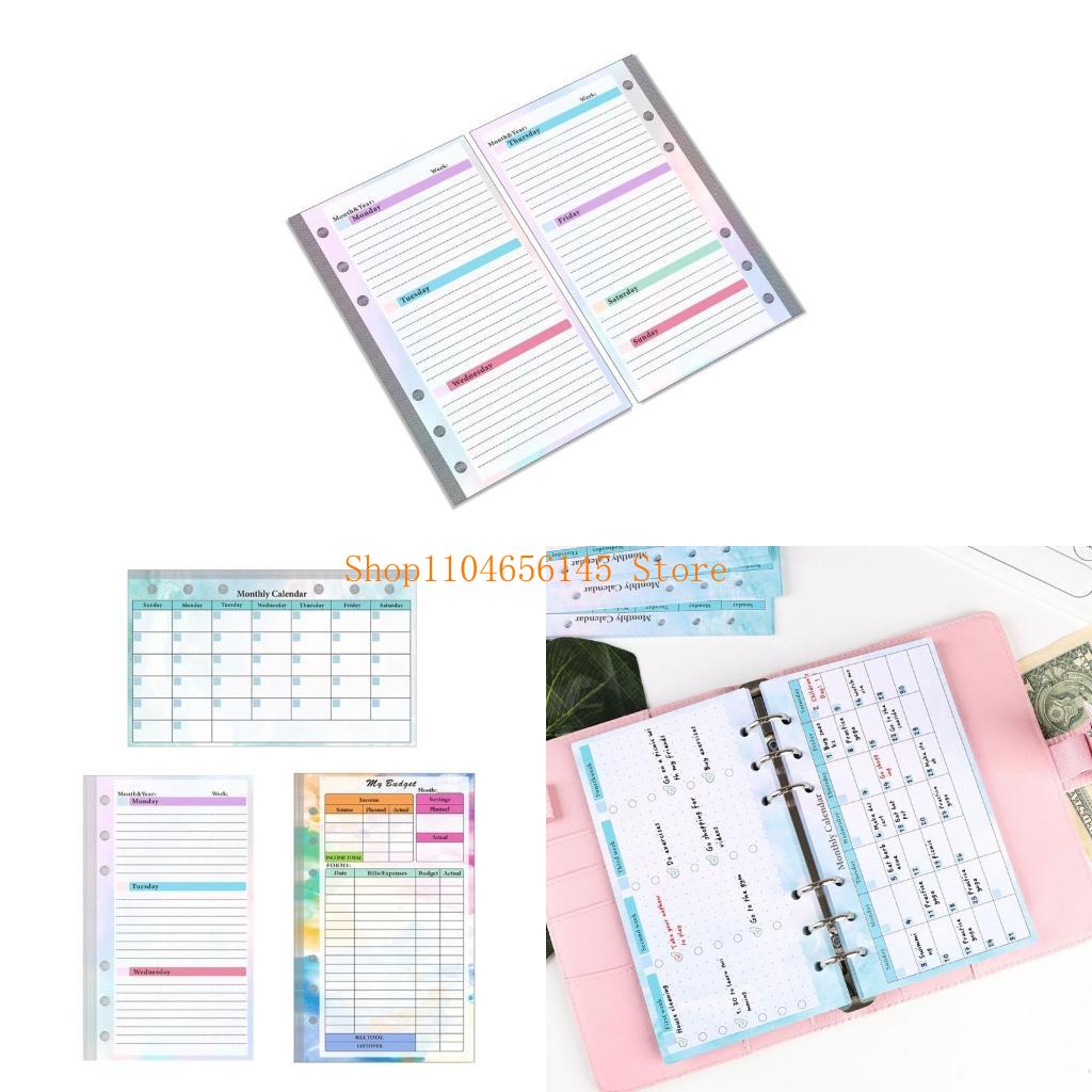 ورقة مبطنة من ورق إعادة تعبئة  - مراجعة Planner Weekly Budget وسعره