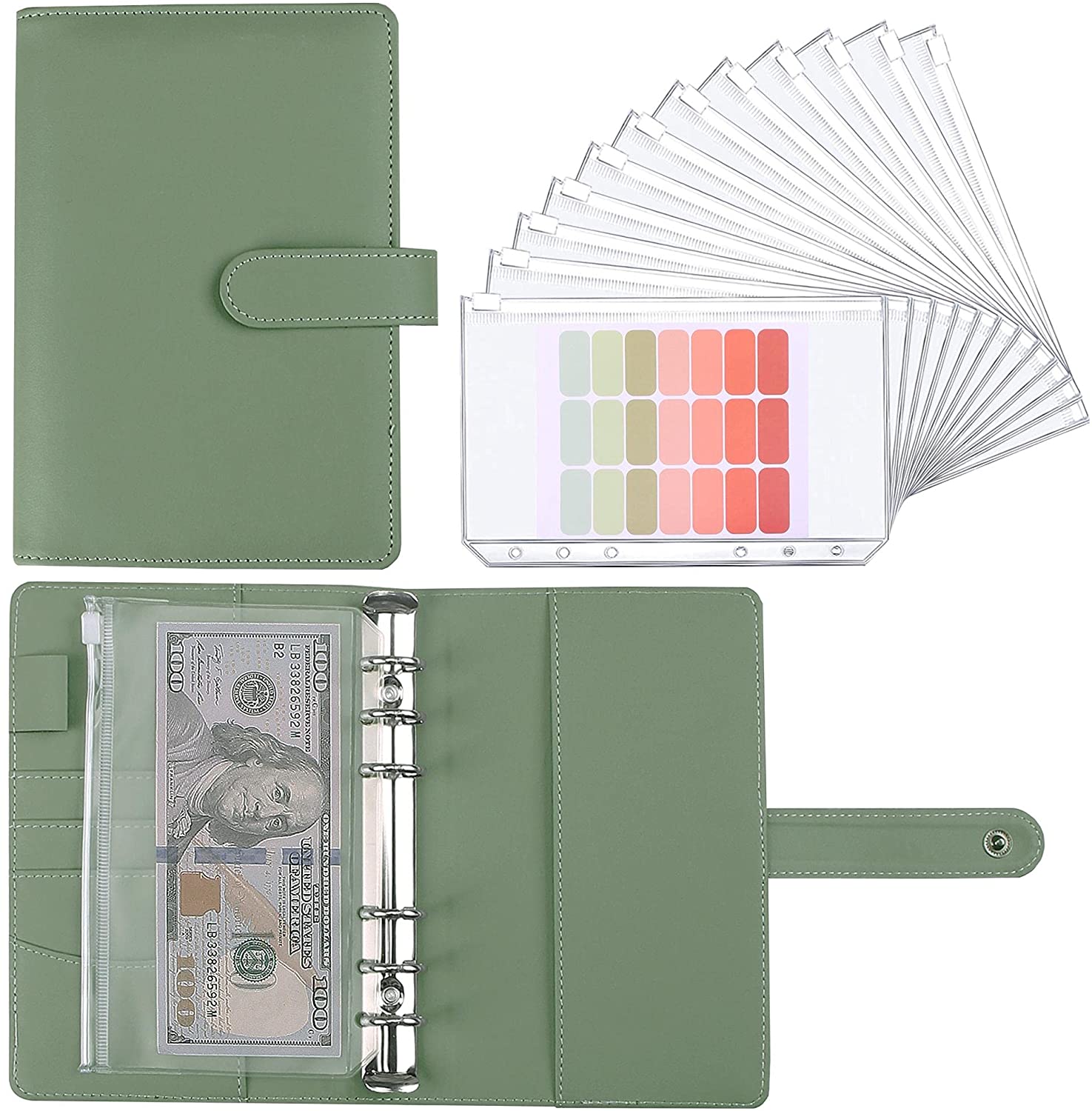 A6 مخطط الموثق الميزانية مع 12 - مراجعة Planner Weekly Budget وسعره