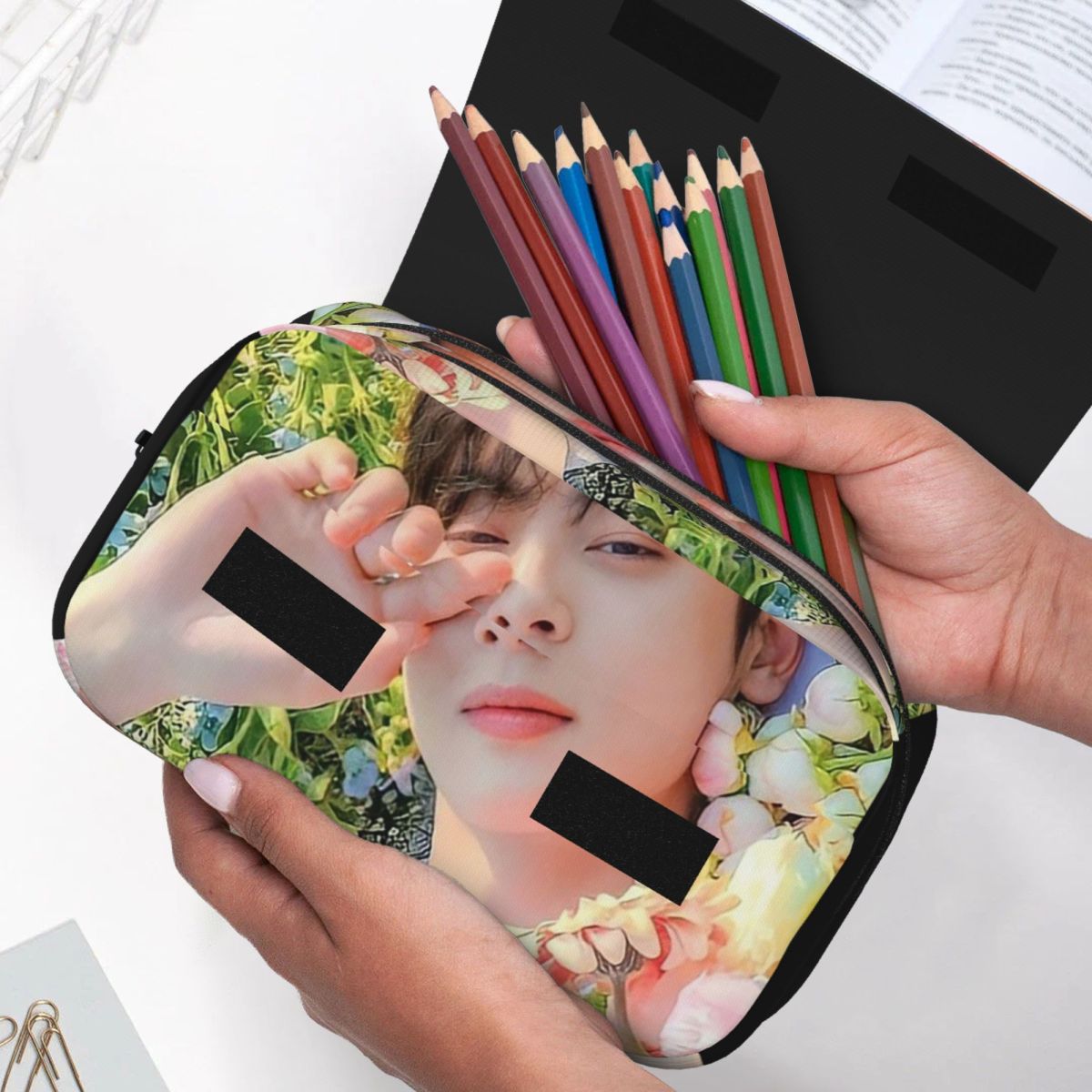 حافظة أقلام Cha EunWoo Kpop As - مراجعة Stationery And Office Supply Chain وسعره