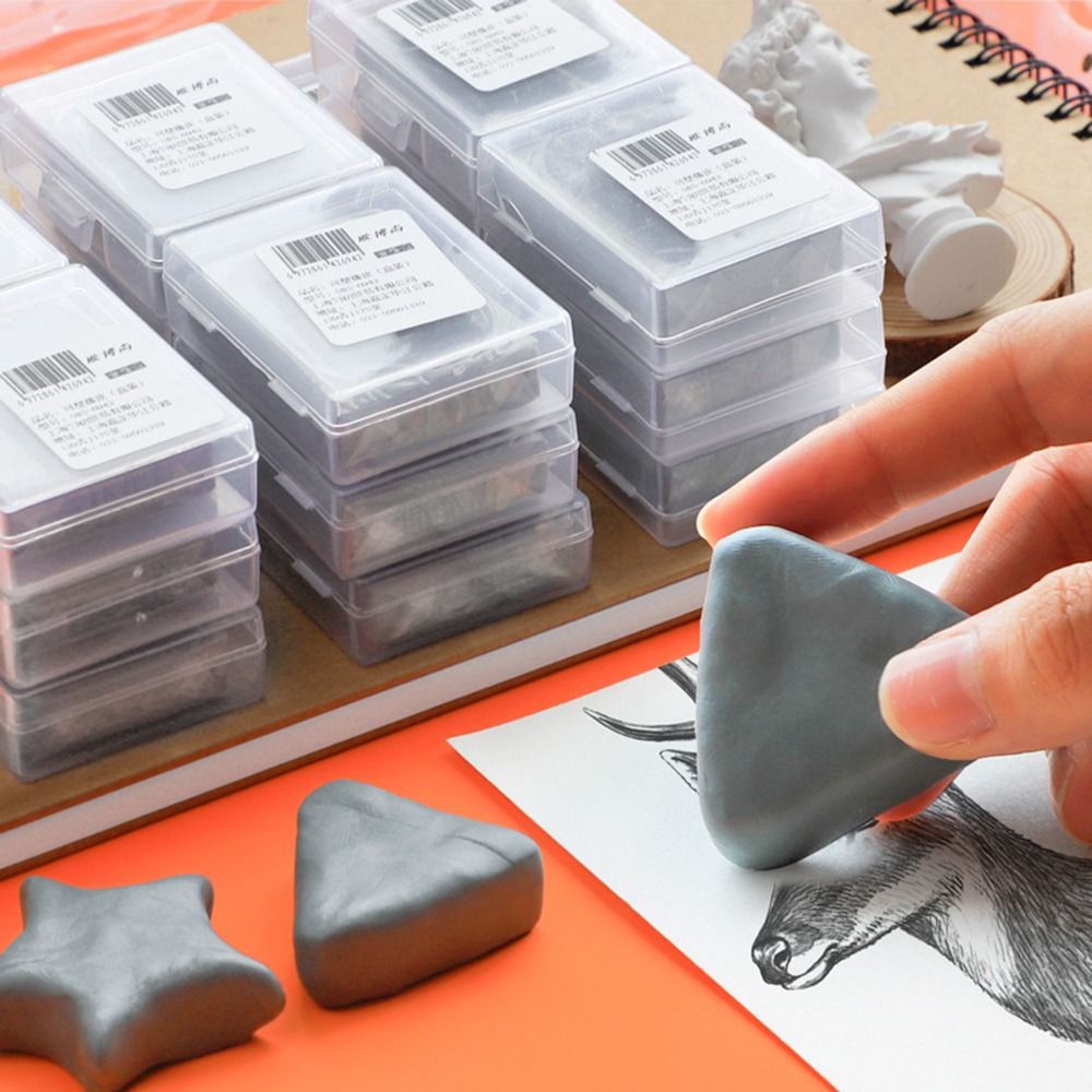 4 قطع من ممحاة الرسم الناعمة ا - مراجعة Rubber Eraser Kneaded وسعره